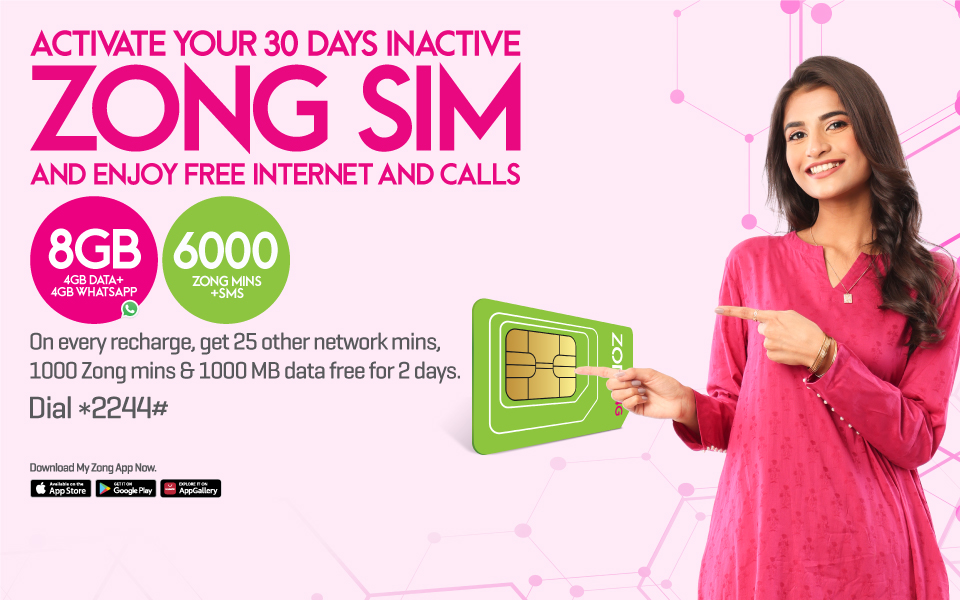 Prepaid - Zong 4g Prepaid Packages & Offers