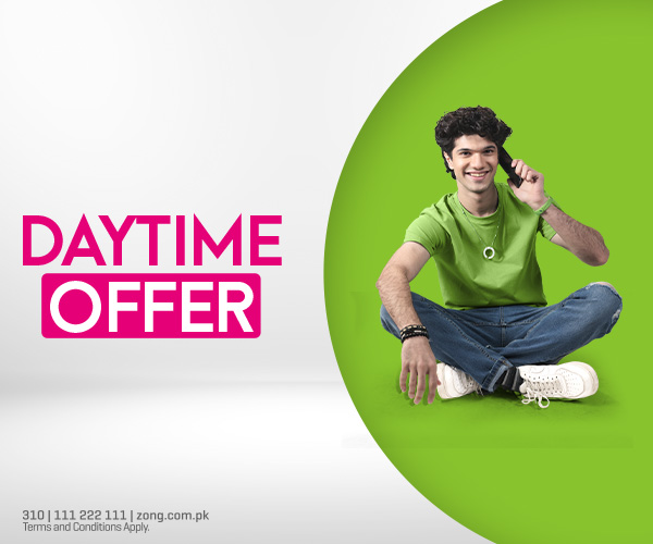 Daily Daytime Offer Zong Internet Packages Bundles Zong 4G