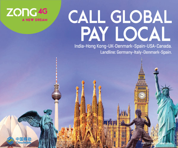 Best International Calling Rates as low as local IDD Zong 4G